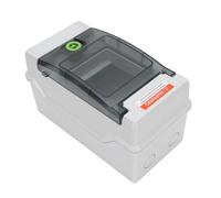 LiebeWH 4 Way Circuit Breaker Box IP66 Rain Proof Solar Power Distribution Panel for Electrical System Compatible with DIN Rail for Indoor and Outdoor Use