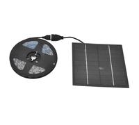 LiebeWH 5W Solar Powered LED Plant Grow Light Strip, Indoor & Outdoor, Blue & Red Light, 2M