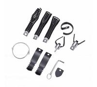 LiebeWH 9 Piece Drain Snake Attachment Set, Auger and Cutter Heads with Screw Lock Design for Electric Drain Cleaners