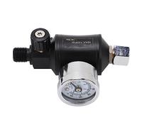LiebeWH Air Pressure Regulator Filter Air Adjusting Valve Pneumatic Adjusting Valve with Gauge for Spray Gun 1/4in NPT Inlet Outlet