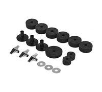 LiebeWH Cymbal Stand Felt Washer Plastic Drum Stand Sleeves with Wing Nuts, High-Grade Plastic Sleeves and Stainless Steel Hardware for Mounting Cymbals on Drum Kit Accessories