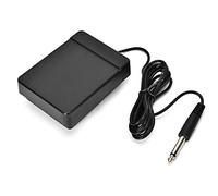 LiebeWH Electronic Keyboard Piano 6.35 Foot Sustain Single Pedal Controller for Foot Sustain Pedal Long Lasting for Musicians Playing Works on All Musical Instruments ABS Material