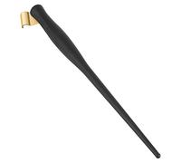LiebeWH English Calligraphy Dip Pen Dip Pen Holder, Speedball Straight Pen Holder Handle Plastic Metal Nib Holder Removable Metal Flange Black for Draw Cartoon Caricature