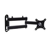 LiebeWH Full Motion TV Wall Mount Bracket, Metal Articulating Retractable TV Mount with 360 Rotation 20 Tilt for Home Theater Living Room Office (Fits 14 to 37 Inch)