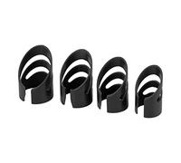 LiebeWH Guitar Finger Picks Set, Polyoxymethylene Resin Thumb Pick and 4 Sizes Finger Protector Picks, Grip Control for Guitar Bass Ukulele Mandolin Players Practice and Performance (Black)