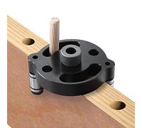 LiebeWH Hole Guide Drill Guide Punch Locator Alloy Splicing Hole for Woodworking High Accuracy Drilling Tool with 3 Drill Sleeves 6mm 8mm 10mm