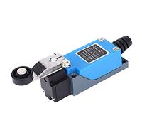 LiebeWH Limit Switch ME8104 Adjustable Roller Lever 250VAC 115VDC for Industrial Automation CNC Machine Tool Control Compact Stroke Mechanism 12x4x2.7cm