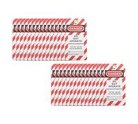 LiebeWH Lockout Tag Rewritable Durable Safety Warning for Industrial Chemistry 30PCS for Flammable and Safe Use Places