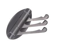 LiebeWH Metal Foldable Swivel Hook Triple Swivel Coat Hook, Heavy Duty Zinc Alloy Wall Mounted Towel Hanger with 3 Arms for Bathroom Kitchen RV