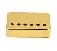 LiebeWH Metal Guitar Pickup Cover Guitar Pickup Cover Gold Neck And Bridge Covers Humbucker Frame Mounting Ring for Neck with Good Texture Suitable for Electric (Gold)