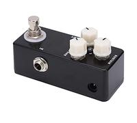 LiebeWH Mini Muff Fuzz Guitar Effect Pedal True Bypass Switch with Adjustable Sustain Tone and Volume, Metal Compact Foot Pedal for Electric Bass Guitar Multi Board