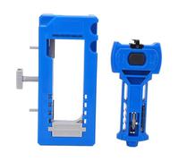 LiebeWH Plastic Door Hinge and Latch Installation Kit with Built-in Marking and Chiseling Tools for Accurate Door Alignment on 1 3/8in or 1 3/4in Doors
