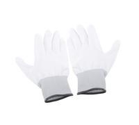 LiebeWH Protective Glove, Anti-Static Wear-Resisting, Sweat-Absorbent for Indoor Projects, Strong Flexibility with Nylon and PU Material, Comfortable Long Service Life, Easy Operation, (L gray)