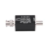 LiebeWH SWR Meter Standing Wave Ratio Meter RF Power 10W 1-30MHz with 6 LED Indicators BNC Interface for Shortwave Radio Antenna Testing