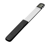 LiebeWH Ukulele Chord Trainer LCD Screen Portable Fingering Practice Tool ABS 360 Degree Rotatable Metronome Prompt Sound with 4 Nylon Strings for Beginner Travel Practice (Black)