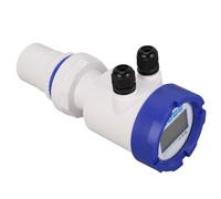 LiebeWH Ultrasonic Water Level Sensor Accurate LED Display Digital Liquid Depth Meter Transmitter for Water Treatment Plants ABS Material