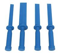 LiebeWH Universal Nylon Plastic Chisel Set, High Impact Scraper Tools for Removing Gaskets and Glue Stickers, 4 Piece Kit for Home and Professional Use