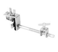 LiebeWH WC51 Cowbell Holder Jazz Drum Kit Silver Cowbell Clamp Hoop Mounted Clamp Up or Down Adjustment