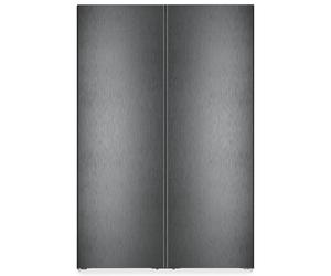 Liebherr 123cm Plus Side By Side Fridge Freezer XRFBD5220 Black Steel