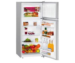 Liebherr CTel 2131 Freestanding Fridge Freezer Silver 196 L Fridge-Freezers (196 L, SN-T, 39 dB, 4 kg/24h Silver)