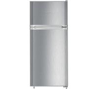 Liebherr CTele 2131 Low Frost Fridge Freezer, 80/20, Silver Freestanding, CTELE2131 E