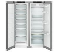 Liebherr Fridge Freezer XRFsf5220 Side By Side Silver Freestanding NoFrost