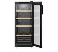Liebherr GrandCru WPbl4601 Black/Glass Door Freestanding Single Zone Wine Cooler