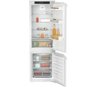 Liebherr ICe5103 177cm High 70/30 Integrated Fridge Freezer with Fixed Door Fixing Kit - White - E Rated, White