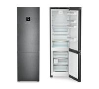 Liebherr Plus CNbdc573i 201.5x60cm 371L Easy Fresh No Frost Black Fridge Freezer