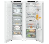 Liebherr Plus XRF5220 White Freestanding Side-By-Side Fridge-Freezer