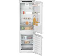 Liebherr Pure ICNe5103 177cm 70/30 Integrated Frost Free Fridge Freezer with Fixed Door Hinge - White White