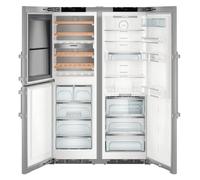 Liebherr SBSES8496 S-Steel Side-By-Side Combination With Biofresh And Nofrost
