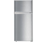 Liebherr CTele2131 124.1x55cm Smart Frost Silver Top Mount Fridge Freezer