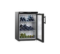 LIEBHERR Wine Cabinet WKb 1812 Vinothek Table Fridge for Wines 1 Temperature Zone 66 Bottles 89 x 60 x 61.3 cm, Black