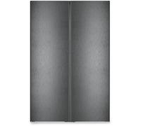 Liebherr XRFBD5220 677L Freestanding No Frost Black Side by Side Fridge Freezer in Black Steel