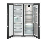 Liebherr XRFBS5295 Peak Bio Fresh No Frost Side-by-Side combination Fridge Freezer - Black