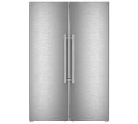 Liebherr XRFST5295 Peak Bio Fresh No Frost Side-by-Side combination Fridge Freezer - Stainless Steel