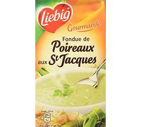 Liebig Fondue Soup with Scallop Brick Leek 1 Litre (Pack of 4)