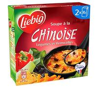 Liebig - The Chinese Vegetables Soup with Noodles and Bricks 600ml - Lot of 4