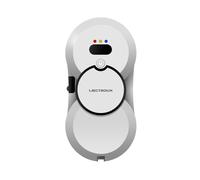 Liectroux HCR-10 White Window Cleaning Robot, Ultrasonic Spray, AI Routing,UPS Protection