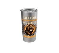 Lied on Plotted Against Mishandled and Still Winning Mindset Stainless Steel Insulated Tumbler