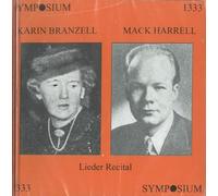 Lieder Recital by Karin Branzell, Mack Harrell