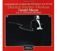 Lieder: Salzburg Festival 1957-1965, Vol. 2 By Dietrich Fischer-Dieskau ,Johannes Brahms (Composer) (1987-06-16)