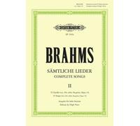 Lieder Vol. 2 high voice and piano high voice Brahms 15 Magelone-Lieder und 18 a