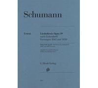 Liederkreis Opus 39 Robert Schumann Vocal Score Medium Voice and Piano G. Henle