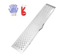 LIEKUMM 1 Pack Motorbike Ramp, 120 x 23 cm Loading Ramp, 300 kg Load Capacity Heavy Duty Car Ramps, Ramps for Mobility Scooters, Dirt Bike, Motorcycle, Trailer, ATV, UTV, Garden Tractor, Lawn Mower