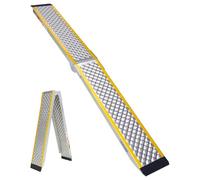 LIEKUMM 1PC Motorcycle Ramp, 200 x 21.5 cm Folding Motorbike Ramp, 300 kg Capacity Aluminium Motorbike Ramps for Vans, Folding Loading Ramps with E-bikes, Dirt Bikes, Bicycles, Motorbikes