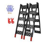 LIEKUMM 2PCS Motorcycle Ramp, 211 cm Motorbike Ramps for Vans, 440 kg Capacity Folding Heavy Duty Car Ramps, Van Ramp for Mobility Scooter, E-bike, Trailer, ATV, UTV, Garden Tractor, Lawn Mower