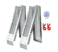 LIEKUMM Heavy Duty Vehicle Ramps, 170 x 22 cm Folding Portable Loading Ramps for Vans, 440 kg Capacity Non-Slip Van Ramps for ATVs, Quads, Lawn Tactors, Motorbikes, Bikes, Mobility Scooters