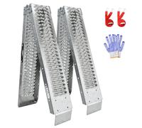 LIEKUMM Heavy Duty Vehicle Ramps 210 x 22 cm, 440 kg Capacity Loading Ramps | Folding Portable Loading Ramps for Vans, Non-Slip Van Ramps for ATVs, Quads, Lawn Tractors, Motorbikes, Mobility Scooters